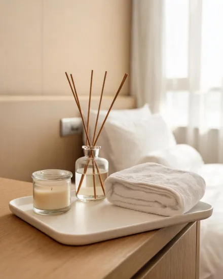 Hospitality fragrance amenity